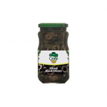 Cere Dilimli Siyah Zeytin – 440 gr Cam