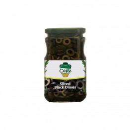 Cere Dilimli Siyah Zeytin – 1 Kg Cam