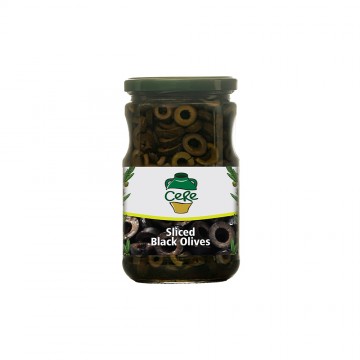 Cere Dilimli Siyah Zeytin – 1 Kg Cam