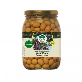 Edremit Çizik Yeşil Zeytin – 1 Kg Cam Ambalaj