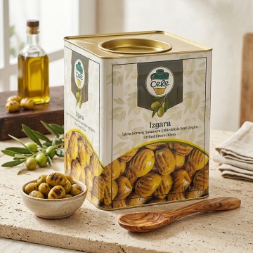 Cere Izgara Yeşil Zeytin – 10 Kg Teneke
